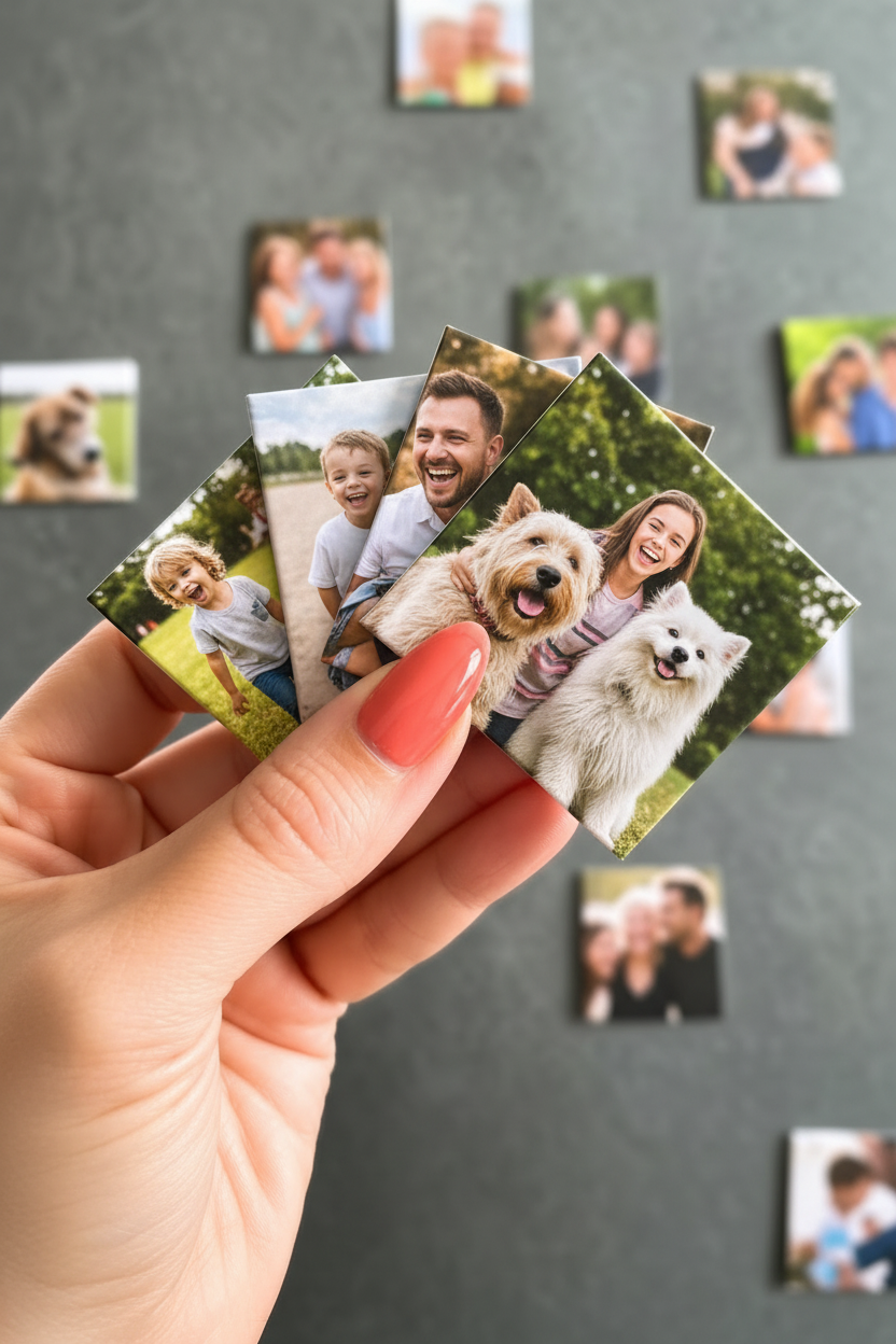 Square Photo Magnets (2 × 2)